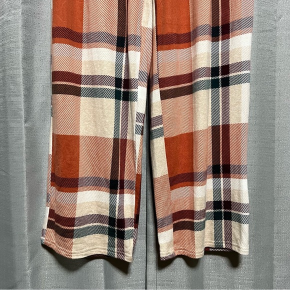 Wโs Joyspun Plaid Wide Leg Lounge Pants - Picture 7 of 7